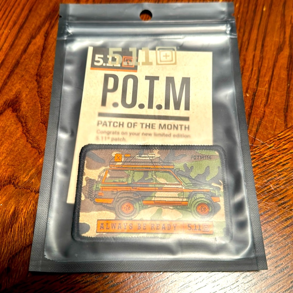 5.11 patch of the month June 2023. New, sealed in original pouch!